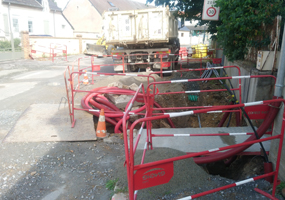 Travaux de la rue des écoles